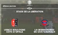 Football Ligue 2 : vidéo du match USBCO Boulogne - Châteauroux du 24 février 2012. Le vendredi 24 février 2012 à Boulogne-sur-Mer. Pas-de-Calais. 